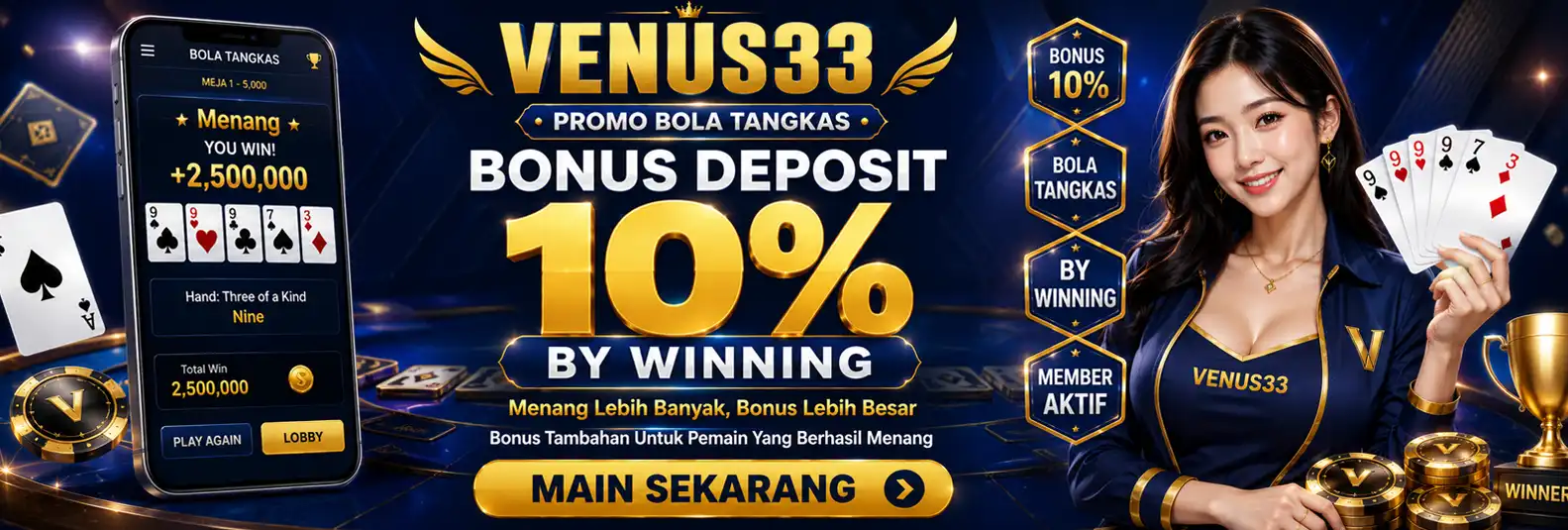 BONUS DEPOSIT 10% BOLATANGKAS BY WINNING